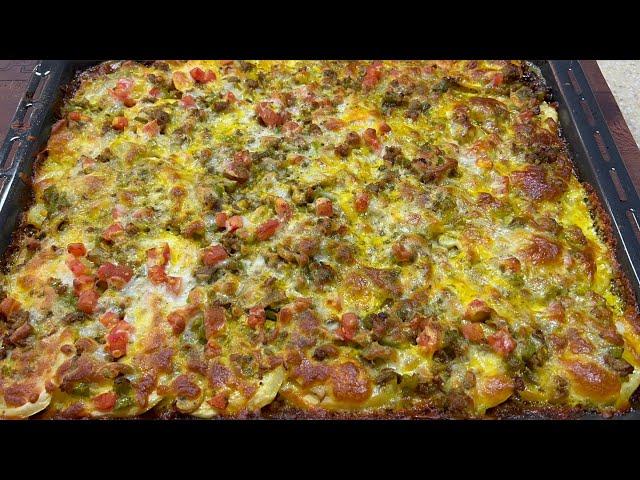 How To Make Pizza Without Using A Pizza Dough |از این به بعد بدون خمیر پیتزا درست کن