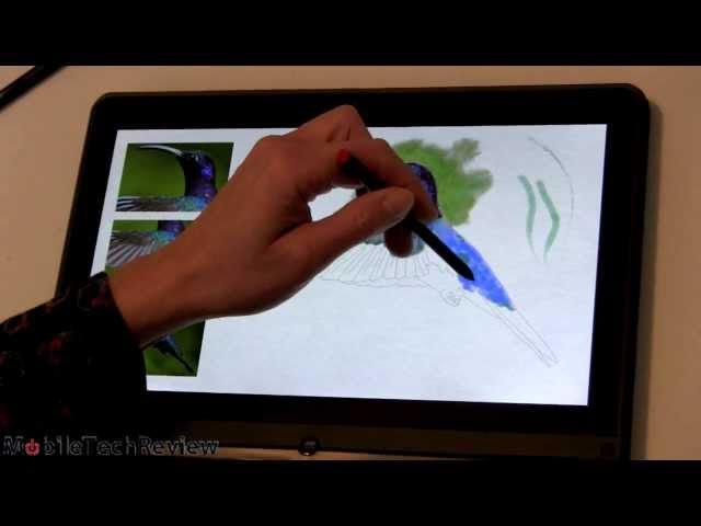 Lenovo ThinkPad Yoga Wacom Pen Demo and Review