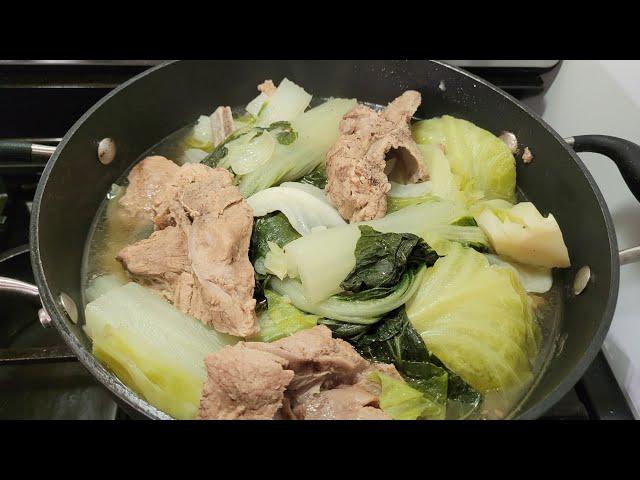 Nilagang Baboy/Baka (Pork/Beef Soup w/ Vegetables)