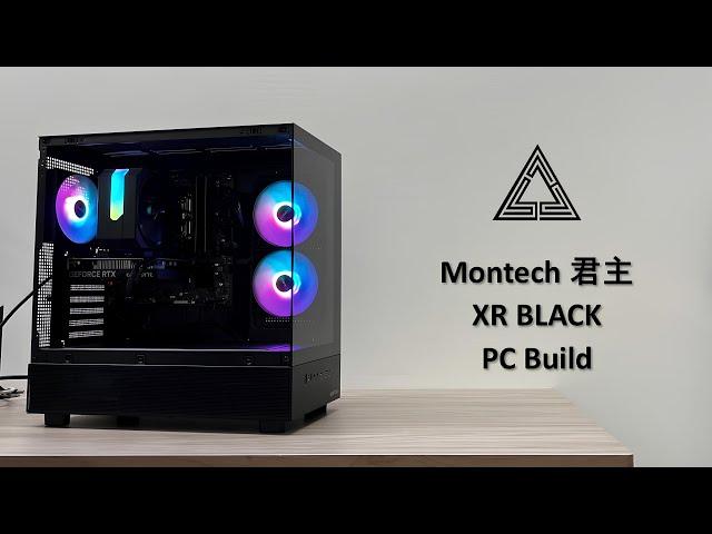 預算 26K/26000組電腦 黑色海景房電競主機 intel i5-12400F+RTX4060+Montech XR+uphere 1KC4 電腦組裝ep12