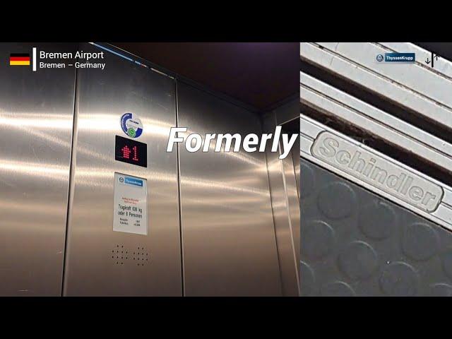 Schindler (Mod. ThyssenKrupp) Hydraulic Elevator - Bremen Airport, Bremen, DE