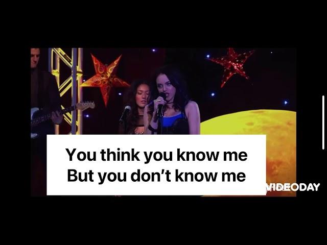 You don’t know me -Liz Gillies lyrics.  (Victorious)