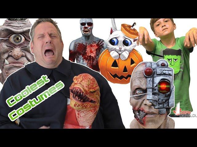 Digital Animatronic Costumes | Digital Dudz | Alien Costume | MorphSuit Cyclops & Cyborg Masks