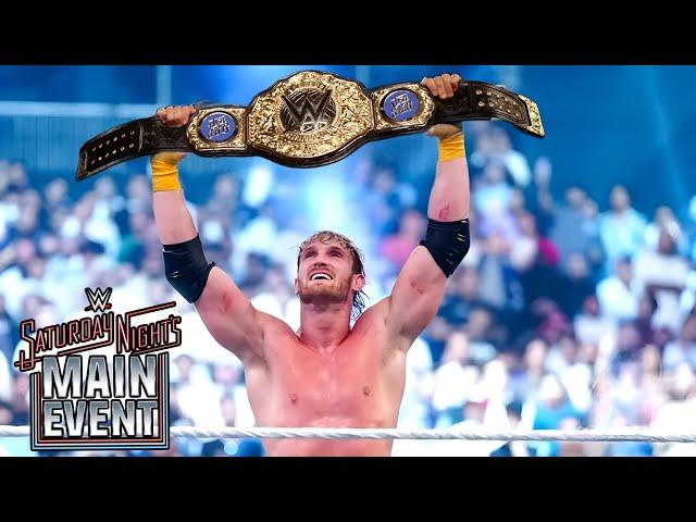 Logan Paul Wins World Heavyweight Championship Jey Uso WWE SNME 24 May 2025 Highlights