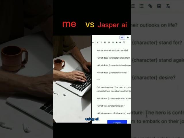 this ai can write everything for you from text #aitools #aishorts #jasperai #hustlebot #tech #aireel