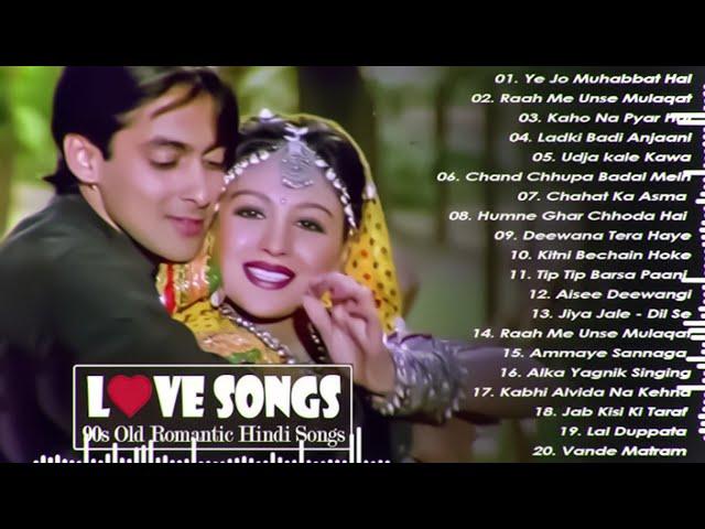 90s Hindi Hit Love songs - Best Indian SongEvergreen Songs of kumar sanu, alka yagnik, udit narayan