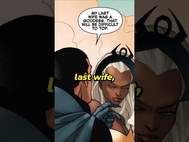 Black Panther Says Goodbye To Storm #marvel #blackpanther #xmen