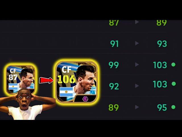 LIONEL MESSI Argentina Pack Best Training Guide  || efootball 2024