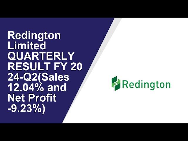 Redington Limited Consolidated Quarterly Result | Q2 Result 2024 | Redington Limited latest news