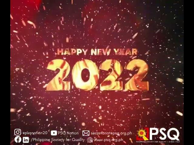 Happy New Year PSQ Nation! Welcome 2022!