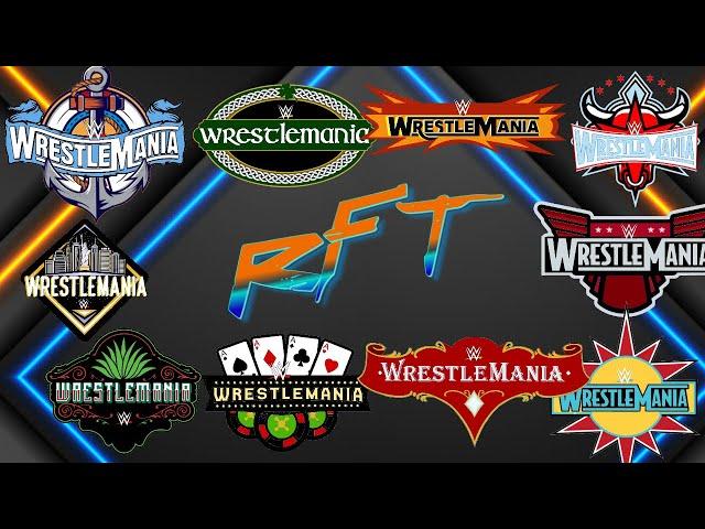 WrestleMania 221-230 Logos