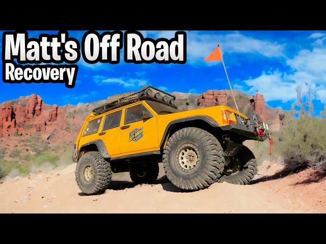 JEEP Cherokee XJ Matts Off Road Recovery RC Edition! TRX-4 Offroad RC Crawler