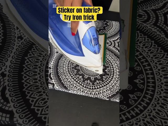 #StickerRemoval #IronHack #sewing #messystitchesbigdreams #QuickFix #DIYTips #diy