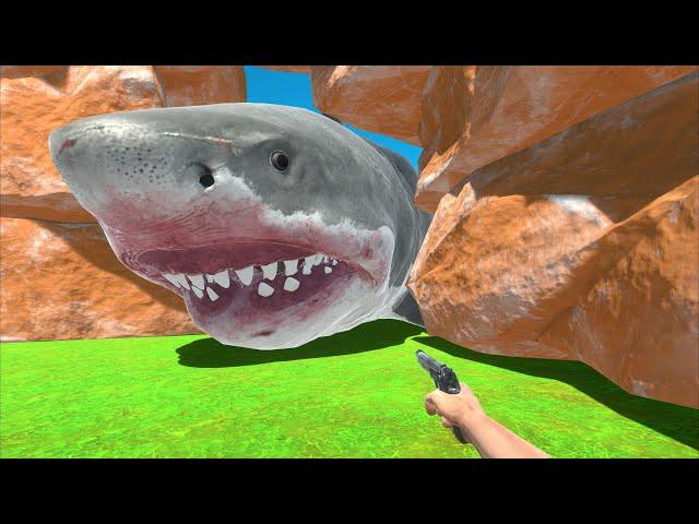Hunting Megalodon In First Person – It Found Me First! | Hunting Simulator