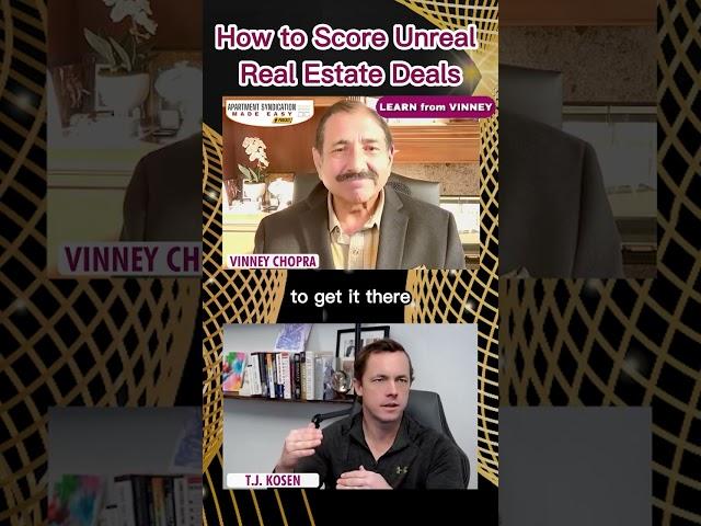 How To Score Unreal Real Estate Deals with T.J. Kosen