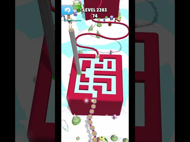 Gameplay top mobile games Relaxing n satisfying game iOS/ANDROID Stacky Dash  #shorts Level 2283
