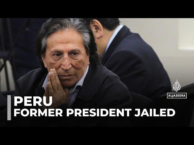 Peruvian ex-president sentenced to more than 20 years in bribery case