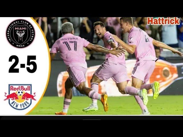 Messi Super Hattrick in 6 minutes️Inter Miami vs Red Bull 5/2 -Highlights & All Goals 2024 -messi