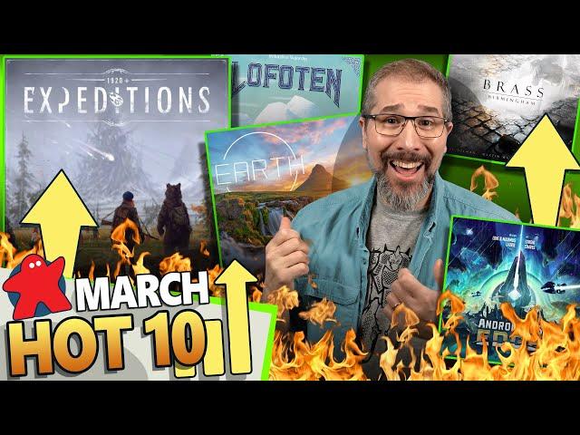 Top 10 Hottest Board Games of the Month, & WHY!