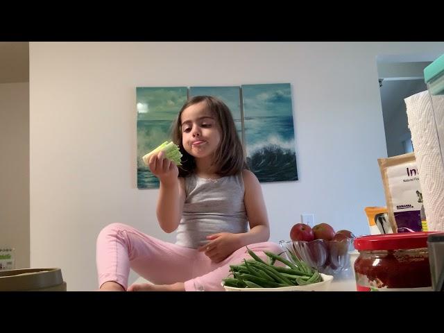 Liana in the kitchen