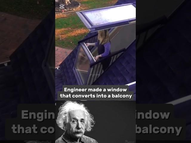 This Window Transforms Into a Balcony! 🪟. #shorts #engineering