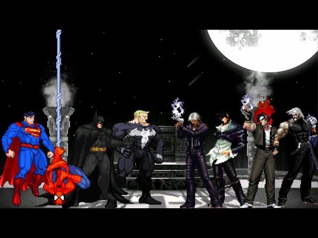 [KOF Mugen] Marvel & DC Comics Team VS. White Flames Team