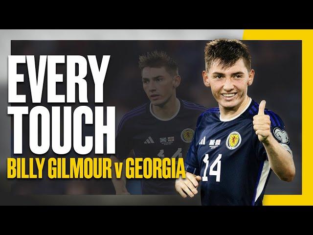 Billy Gilmour v Georgia - Every Touch | Scotland 2-0 Georgia | EURO 2024 Qualifying