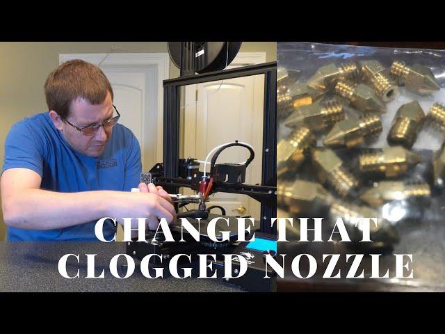3D Printer Nozzle Change - Complete Walk Through