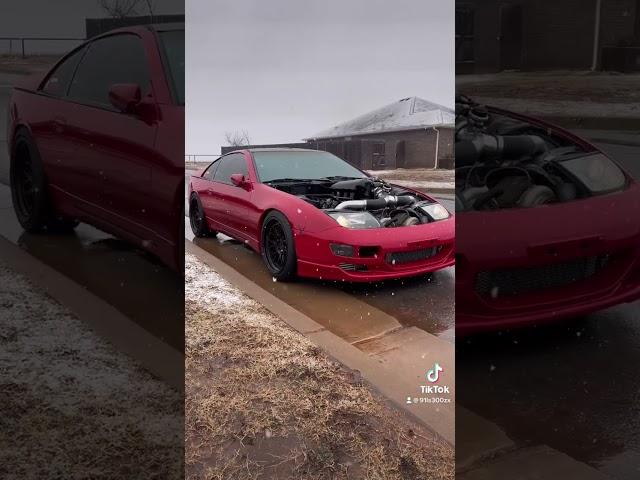 Pulled up ina Nissan #lsswaptheworld #300zx #holleyterminatorx #lsx #nissan #turbols #z32 #turbolife
