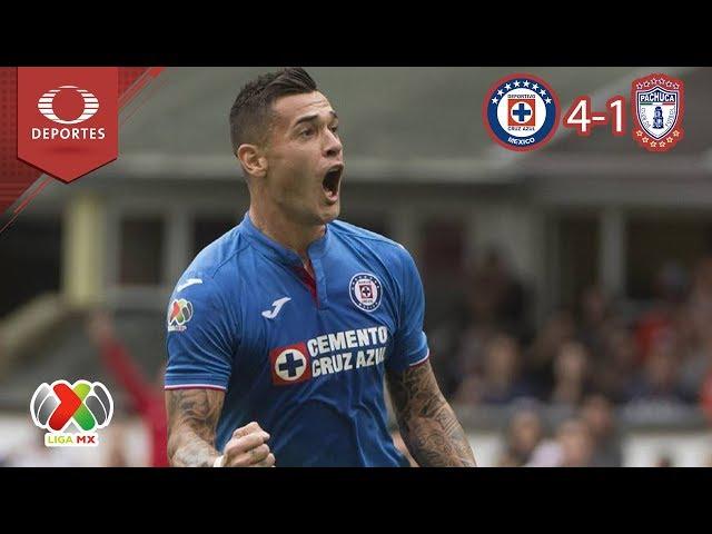 ¡Goleada Azul! | Cruz Azul 4 - 1 Pachuca | Clausura 2019 - Jornada 11 | Televisa Deportes