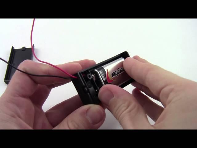 How to Install a 9V Battery