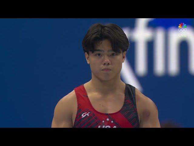 Asher Hong does the most difficult vault in the WORLD | U.S. Olympic Gymnastics Trials