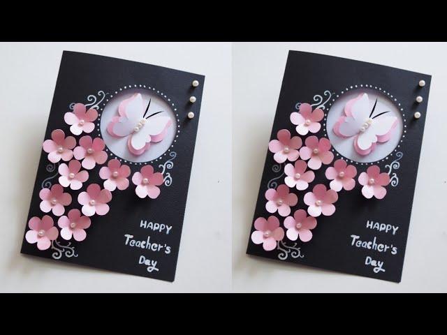 DIY Teacher's Day Card / Easy and Quick card making / step by step / Handmade Teacher's Day Card