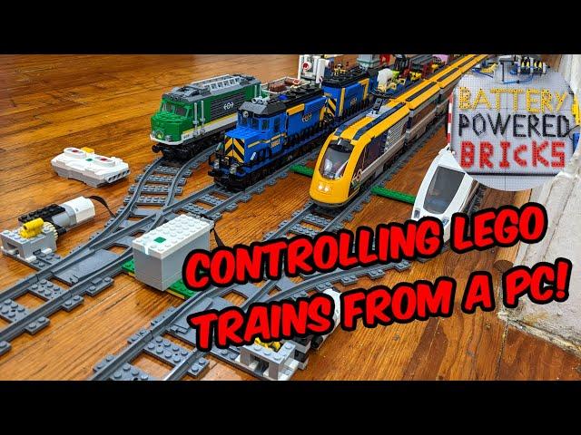 Controlling Lego Trains from a PC! (Brick Automation Project)