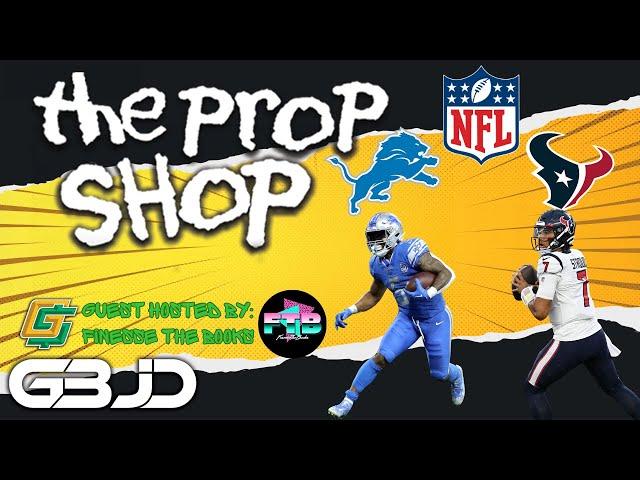 NFL SNF | LIONS VS TEXANS 11/10/24 | BETS, PICKS & ANALYSIS l The Prop Shop with FinesseTheBooks