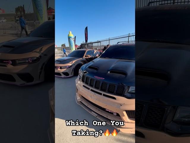 QUAN CHARGER OR TRACKHAWK?? #pappiiq #subscribe #dodge