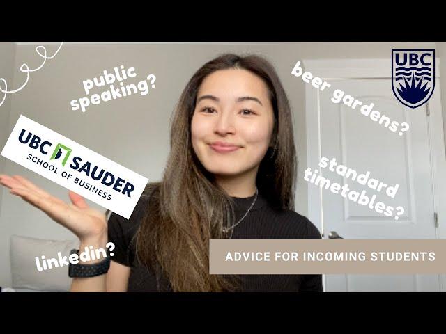 everything you need to know as an incoming ubc (sauder) student | tips from a 4th yr business major