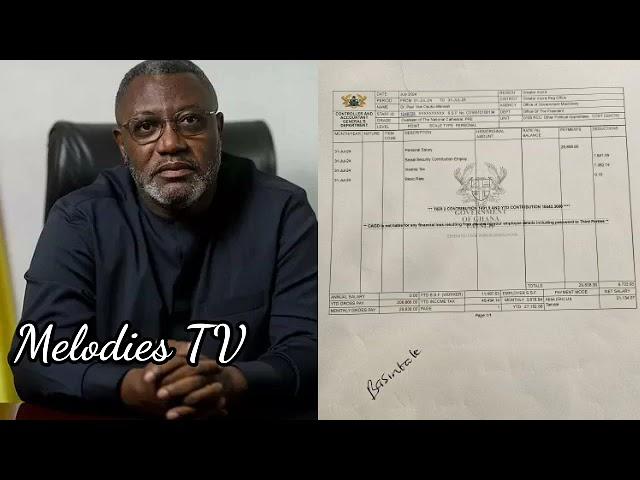 BREAK: Malike Basintale leaks the payslip of the National Cathedral CEO and it's SHOCKING!