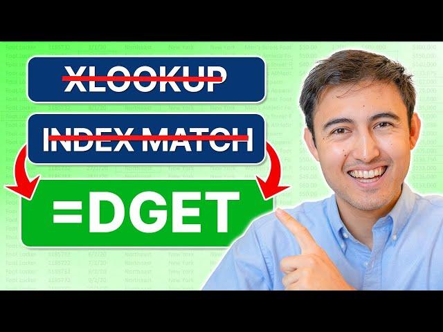 Try The DGET Function Instead of INDEXMATCH & XLOOKUP