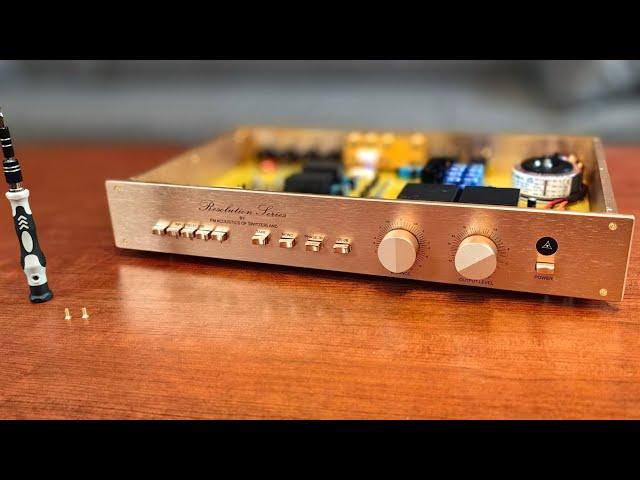 FM Acoustics FM255 preamplifier clone first look - all that GOLD!