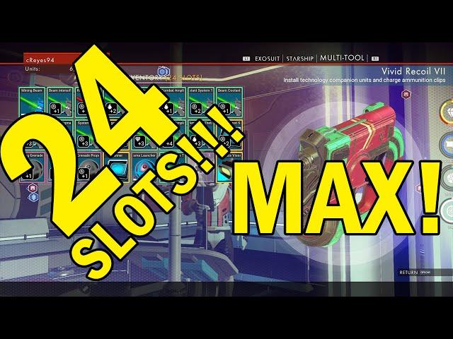 No Man's Sky: How To Get The Best Multi Tool (24 Slot Multi Tool) - Fastest Way!