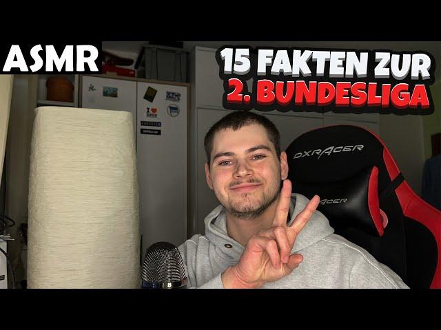 ASMR - 15 FAKTEN 2. BUNDESLIGA (GERMAN) | ASMR Tony