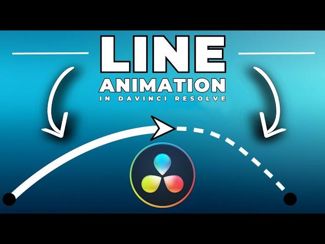 How To ANIMATE LINES In Davinci Resolve