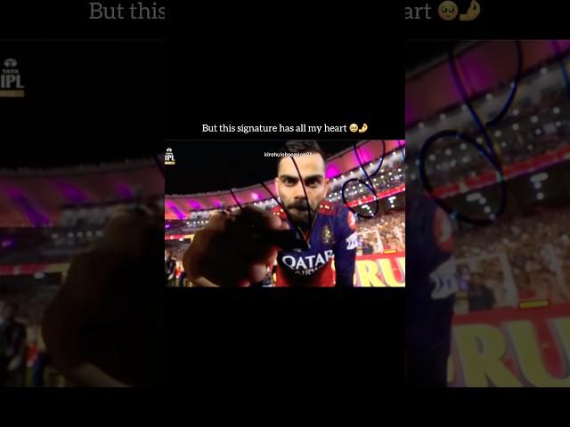 Virattt 🫶#viratkohli #viratsignature #istandwithviratkohli #cricket #rcb #ipl #viratians #rcbians