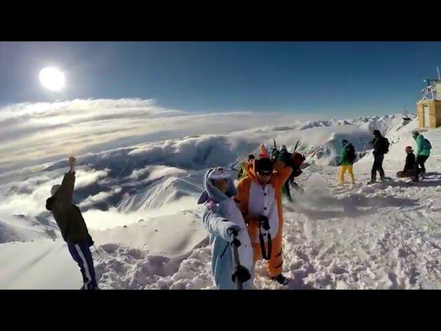 Покатушки в Гудаури на новый год 2016, Грузия (Tkachenko Family)