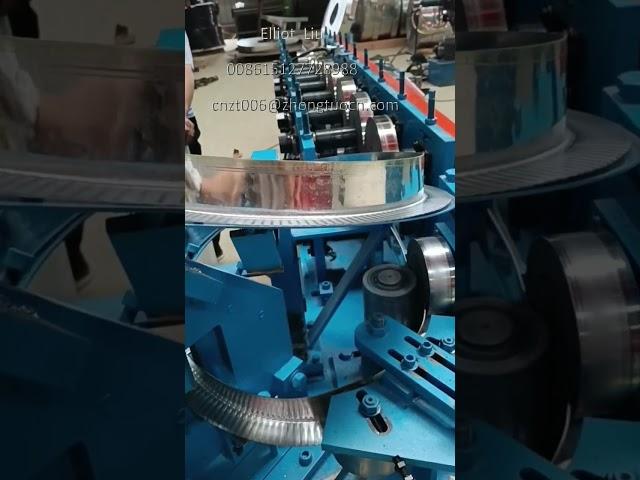 Steel Coils Inner Edge Protectlon Ring Making Machine