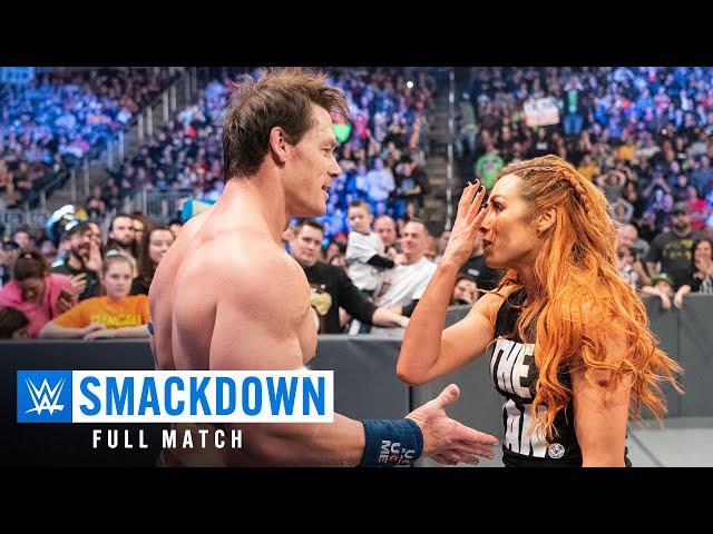 FULL MATCH: John Cena & Becky Lynch vs. Andrade & Zelina Vega: SmackDown, Jan. 1, 2019