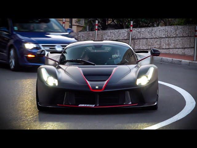 Supercars in Monaco 2024 | FERNANDO ALONSO LaFerrari, Chiron Pur Sport, Veyron, Valkyrie, Monza SP2