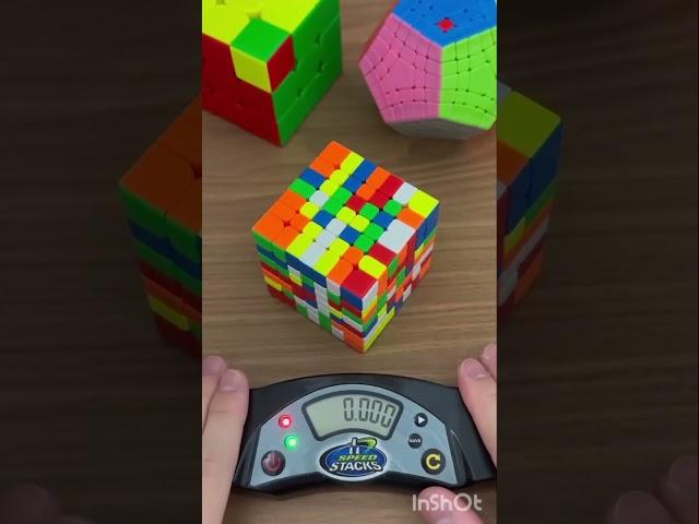 Fast cube solve 0.10 second#shorts