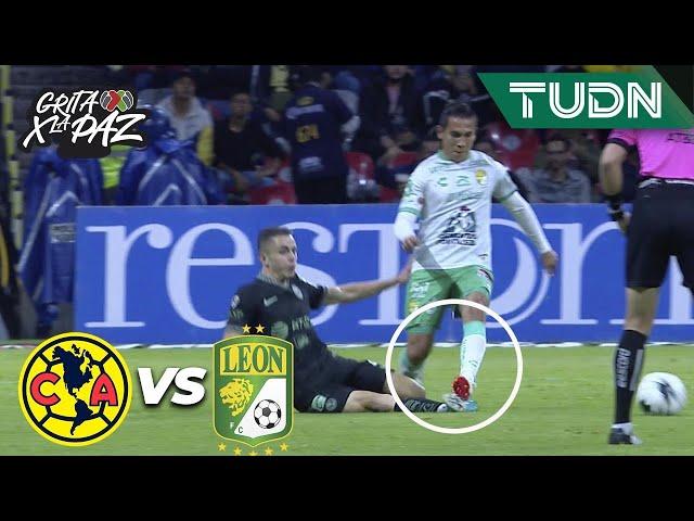 Le quitan la roja a Fidalgo, expulsan a Rodríguez | América 1-0 León | Grita México C22 - J15 | TUDN